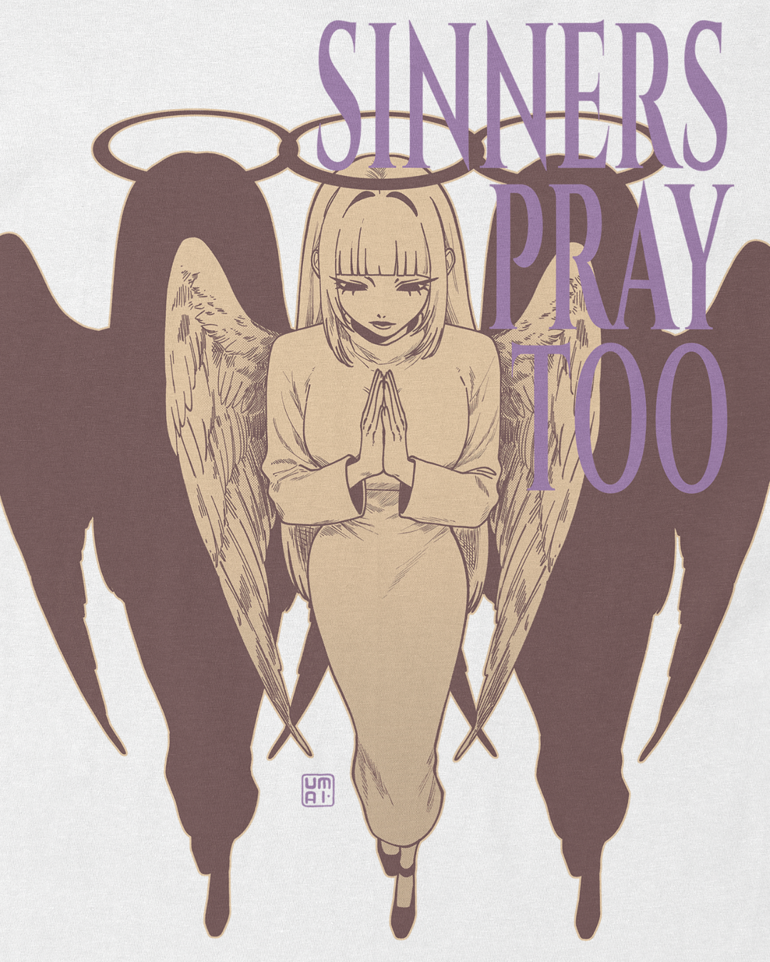 Sinners Pray Too • Boxy T-Shirt
