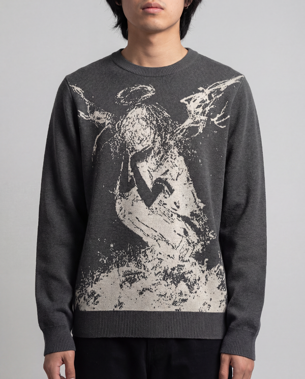 ANGEL_TWO • Knitted Crewneck Sweater