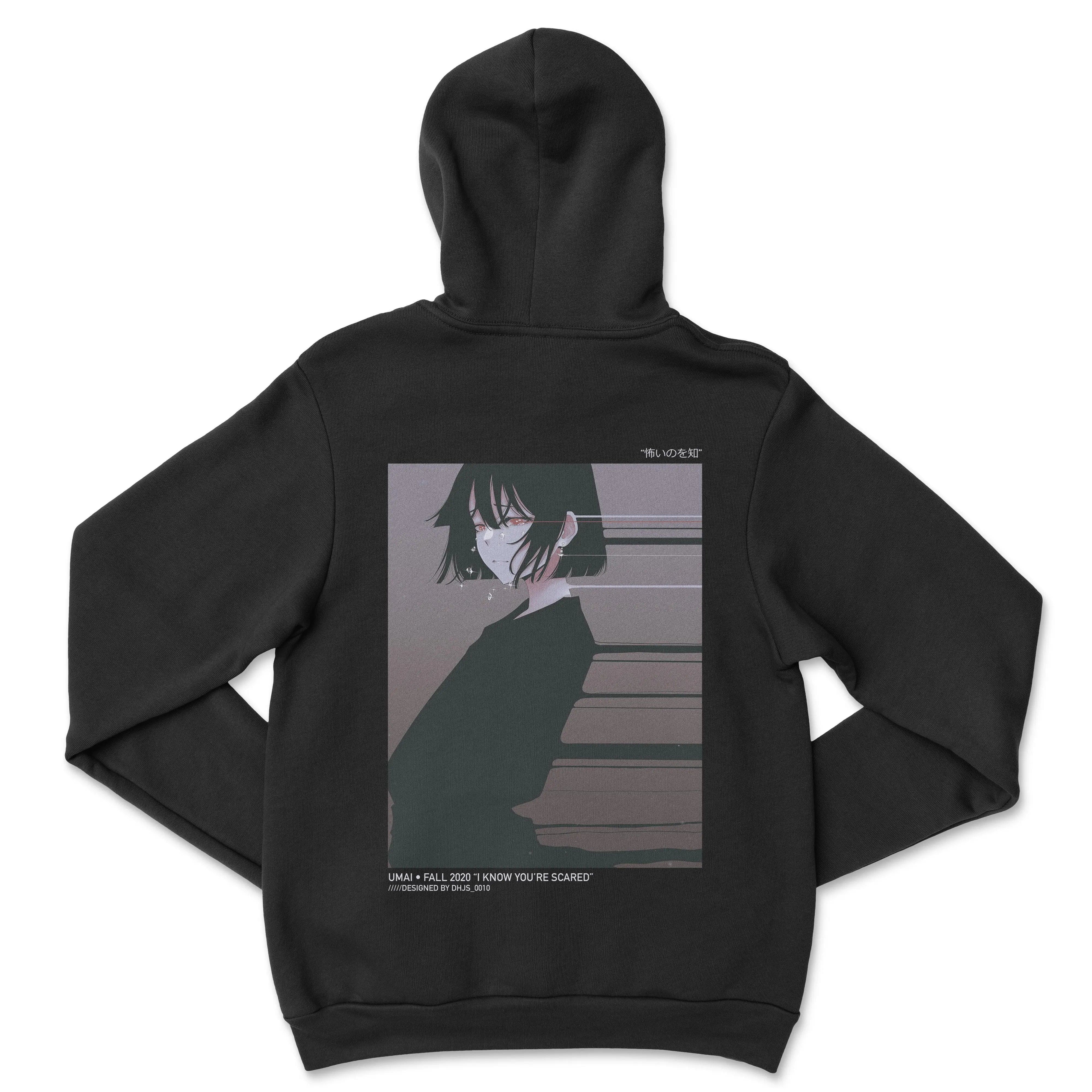 Sé que tienes miedo • Sudadera con capucha