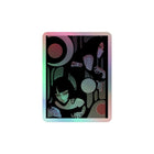 Three Moons (3"x3") • Premium Holographic Sicker