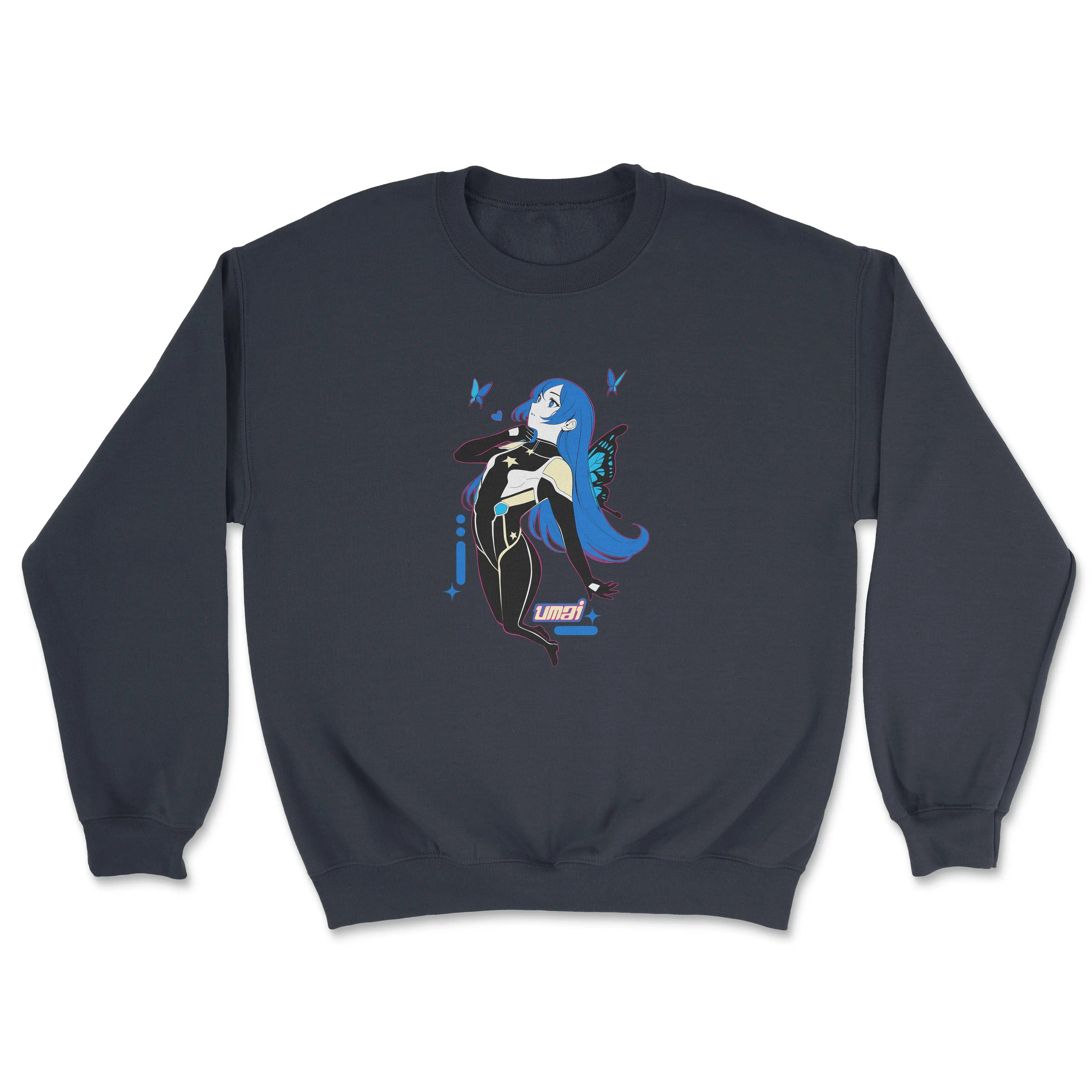 Schmetterling • Sweatshirt mit Rundhalsausschnitt