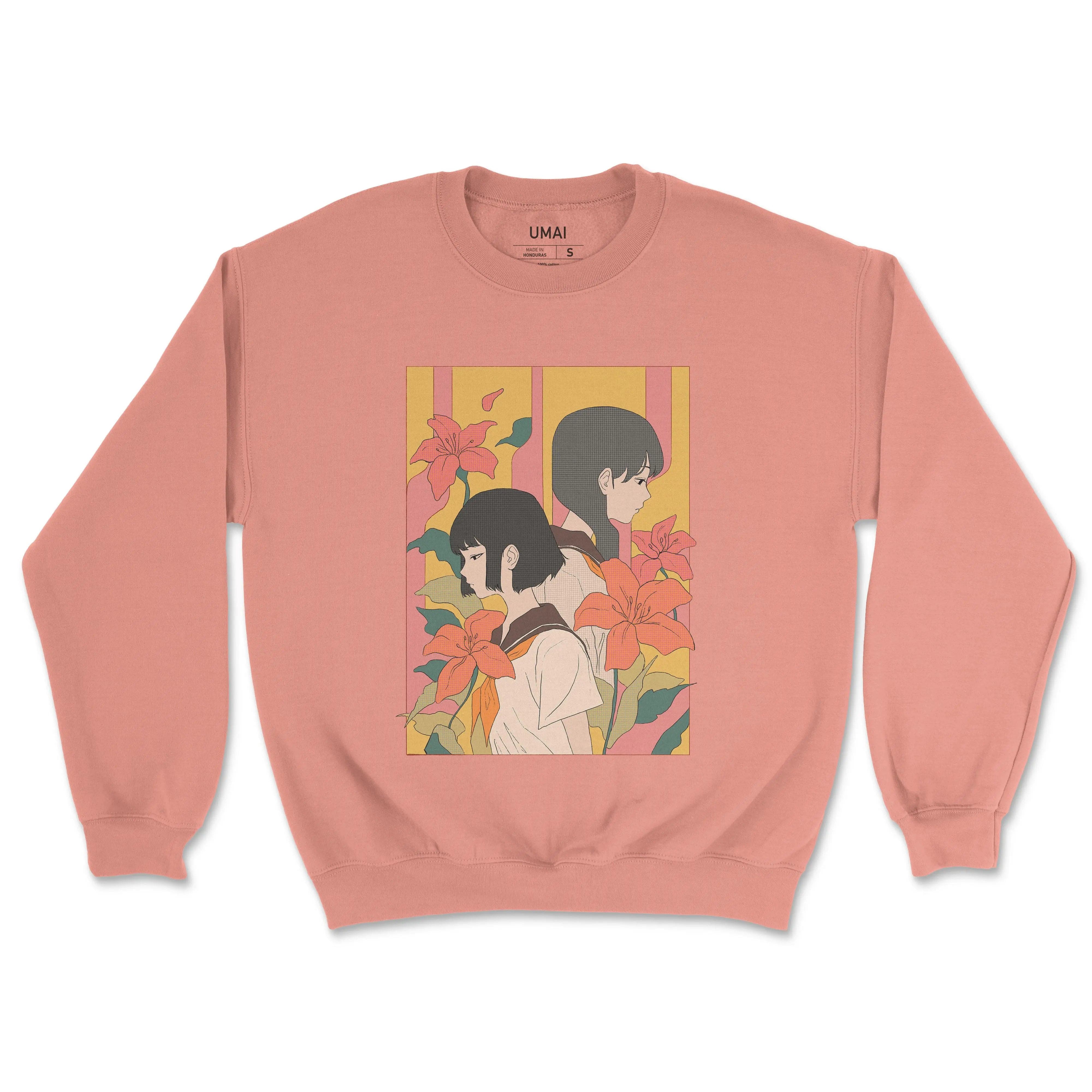 Frühlingsgarten • Sweatshirt mit Rundhalsausschnitt