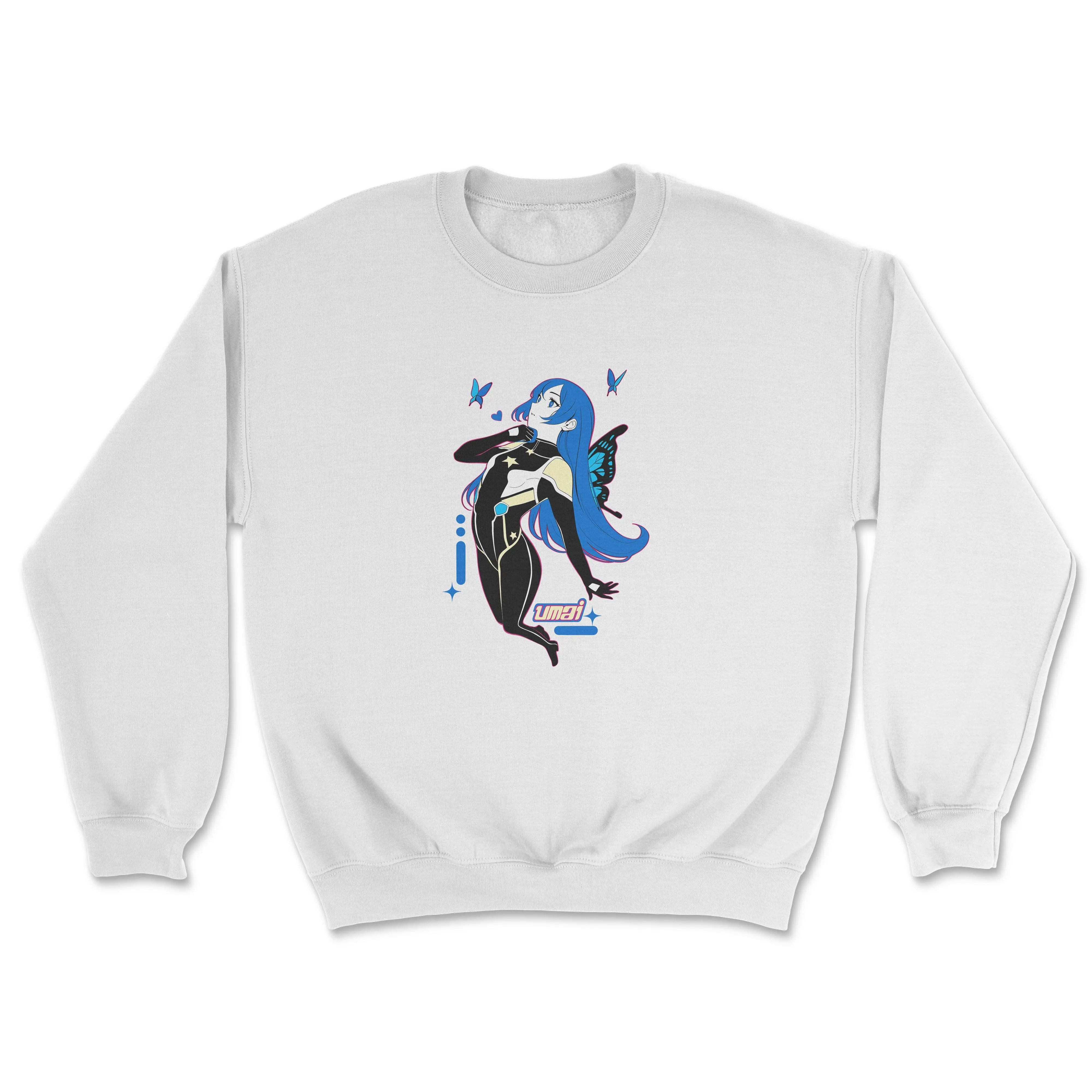 Schmetterling • Sweatshirt mit Rundhalsausschnitt