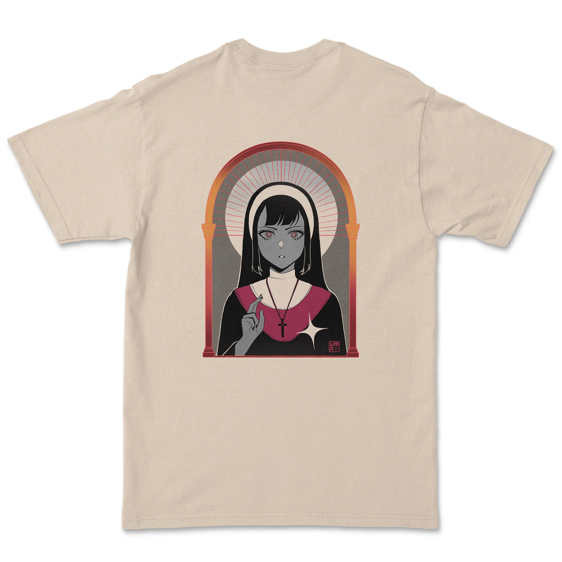 うまい教会 - Tシャツ【バックプリント】【週替わり独占販売