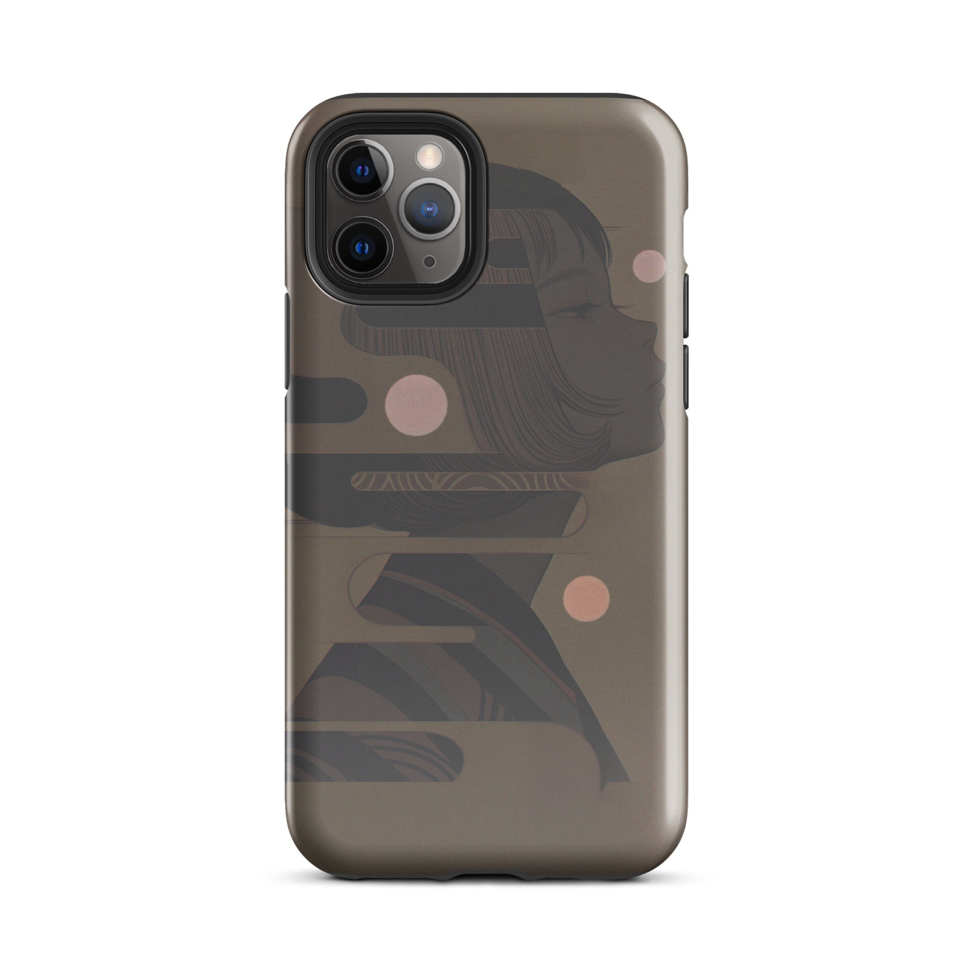 Segmented Serenity • Tough Case for iPhone®