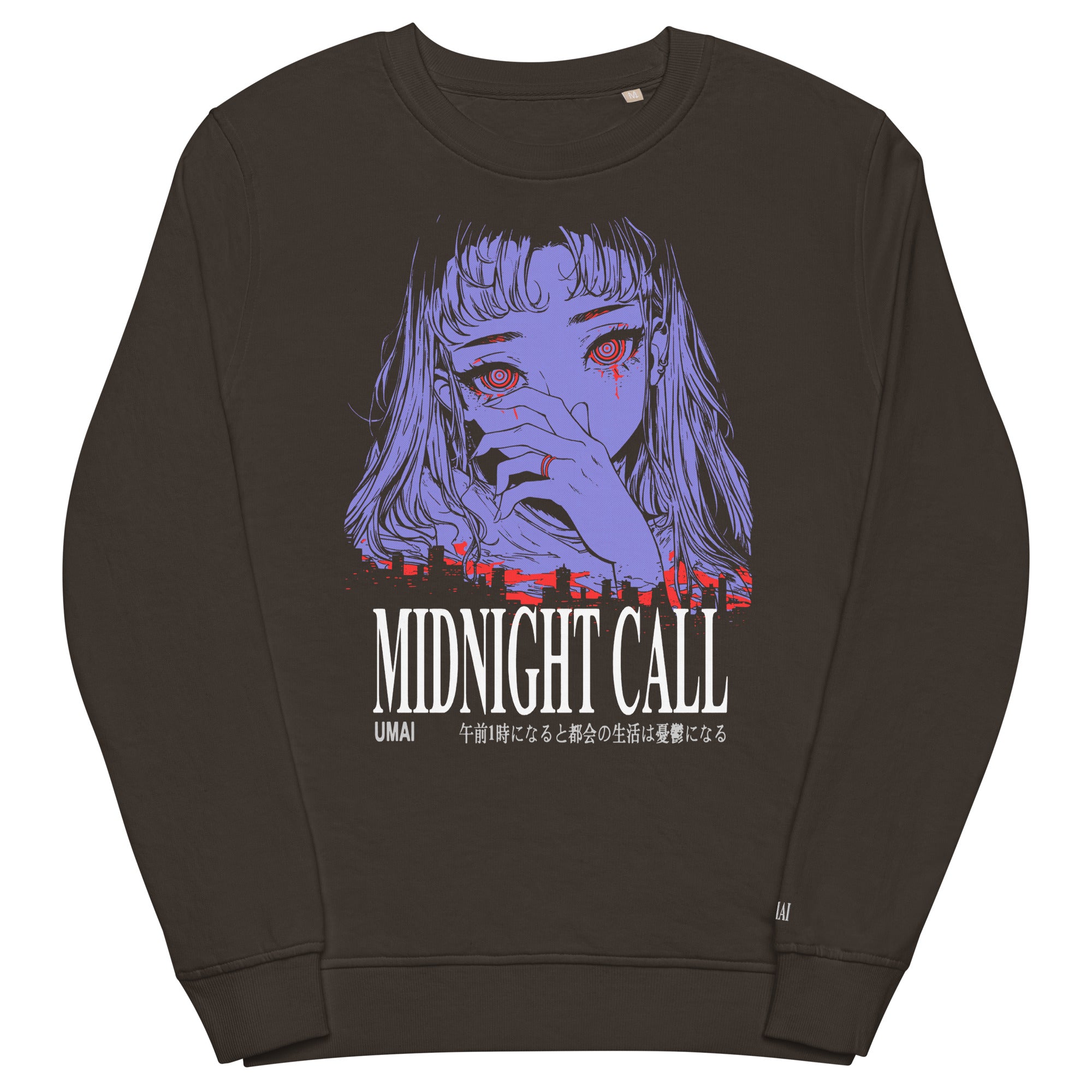 【Ameri】ONE THOUSAND AND ONE NIGHT SWEAT MIDNIGHT CALL • Crewneck Sweatshirt – Umai Clothing