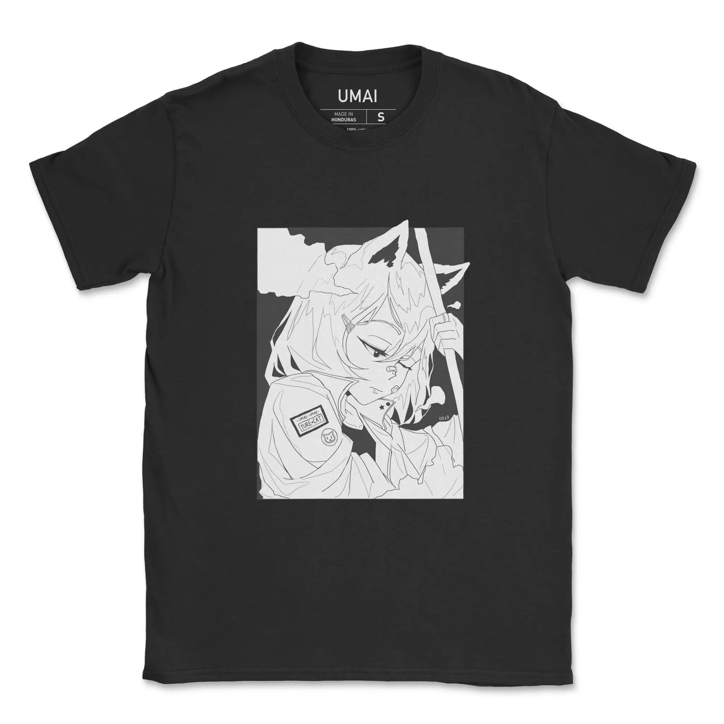 Yure • T-shirt noir (étiquette tissée)