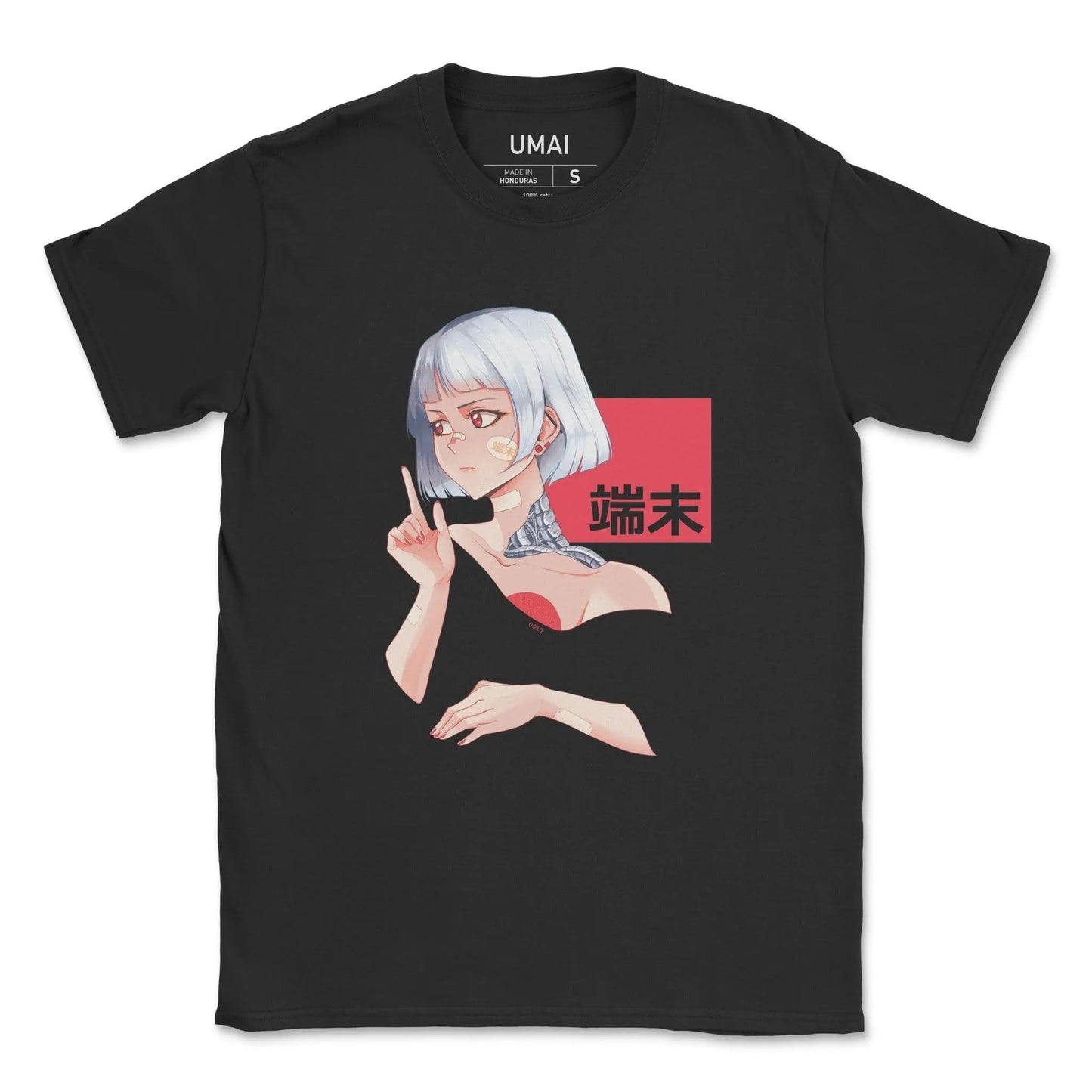 Android • T-shirt noir (étiquette tissée)