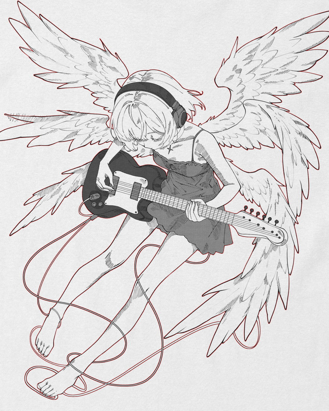 Guitar Angel • T-Shirt
