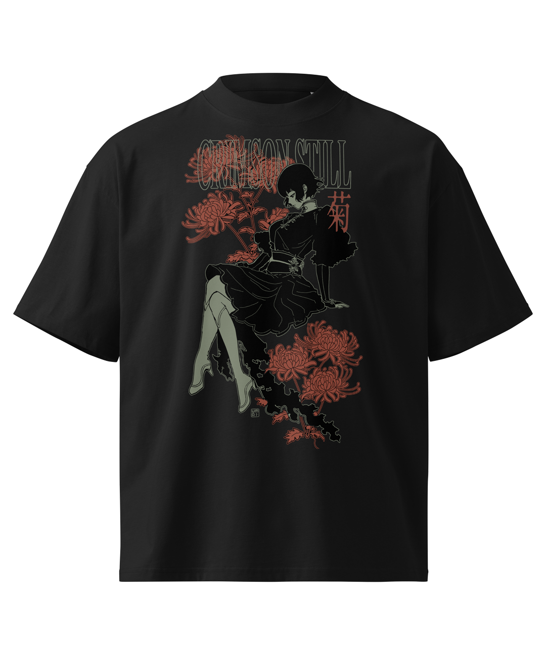 CRIMSON STILL • Oversized T-Shirt