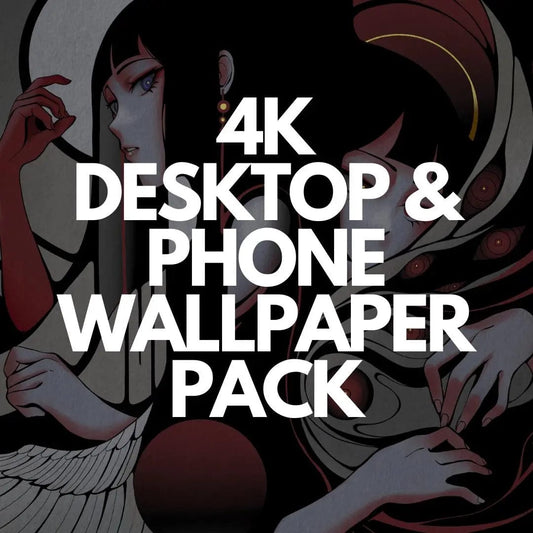 4K Desktop Wallpapers & Phone Lock Screen Bundle [20 Each]