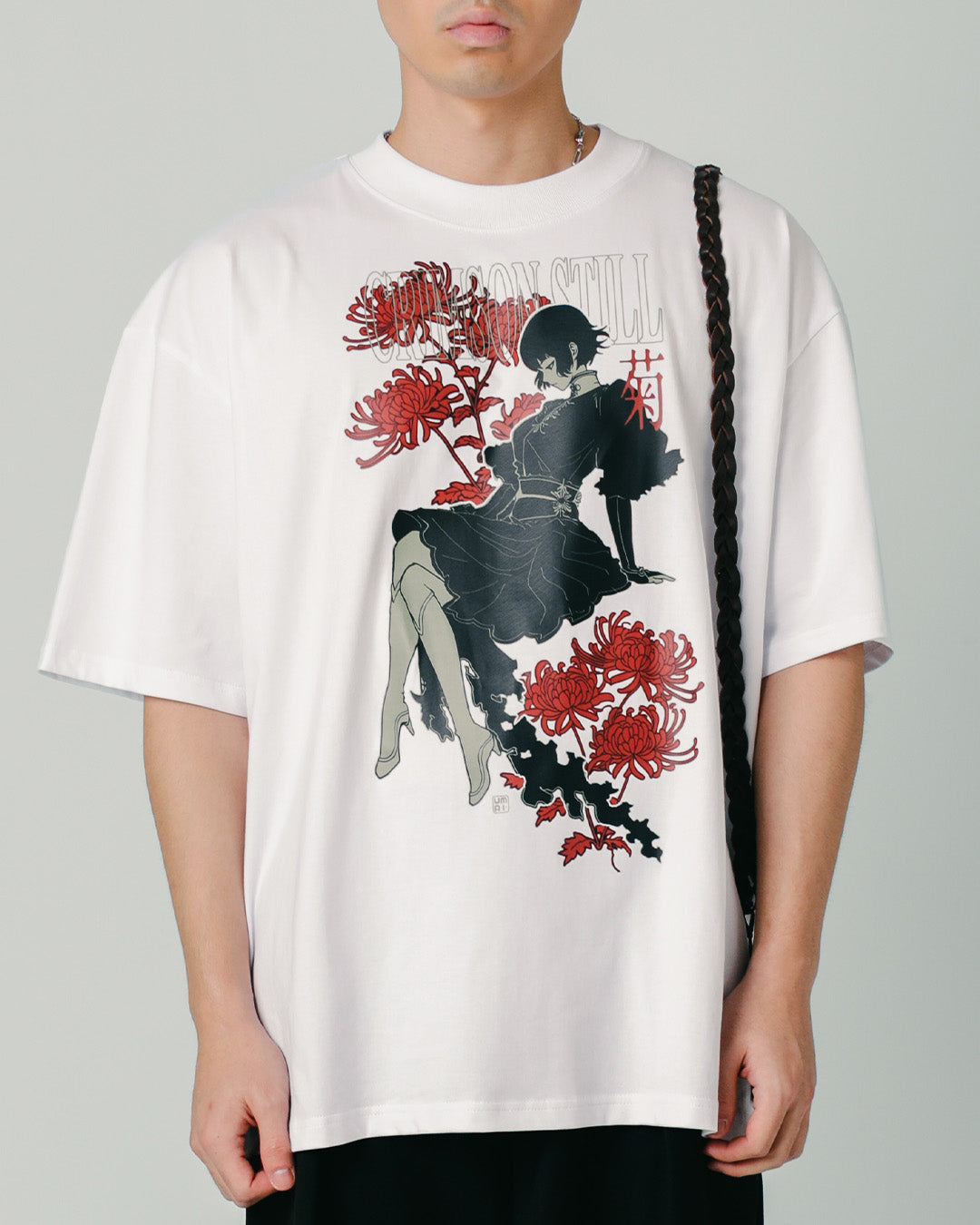 CRIMSON STILL • Oversized T-Shirt – Umai Clothing