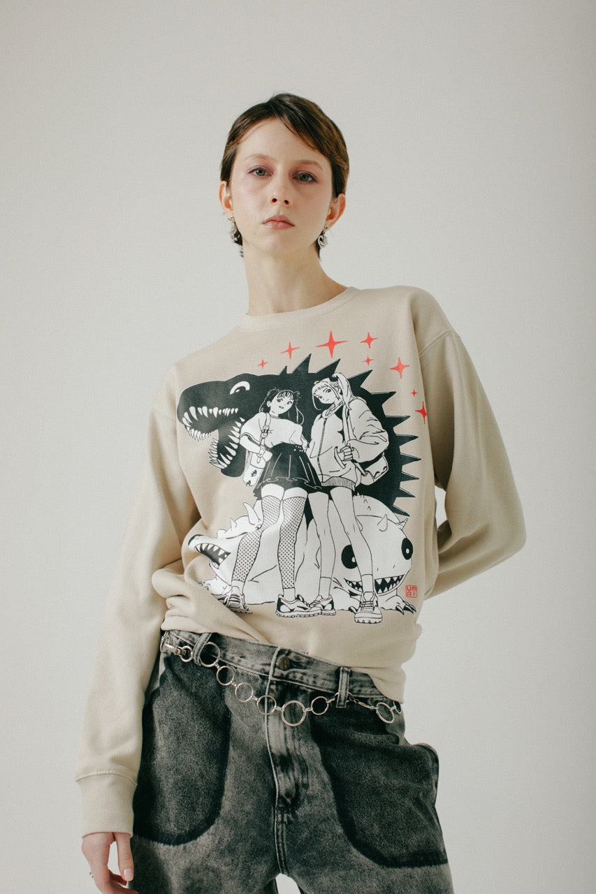 DINO STREET • Crewneck Sweatshirt