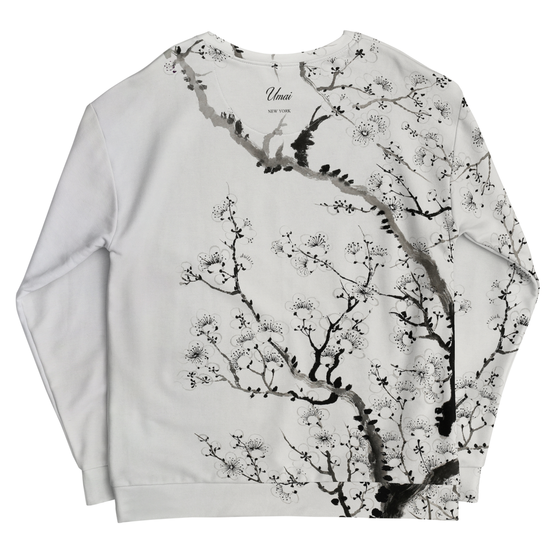 Cherry Bloom [Wit] - Sweatshirt met ronde hals
