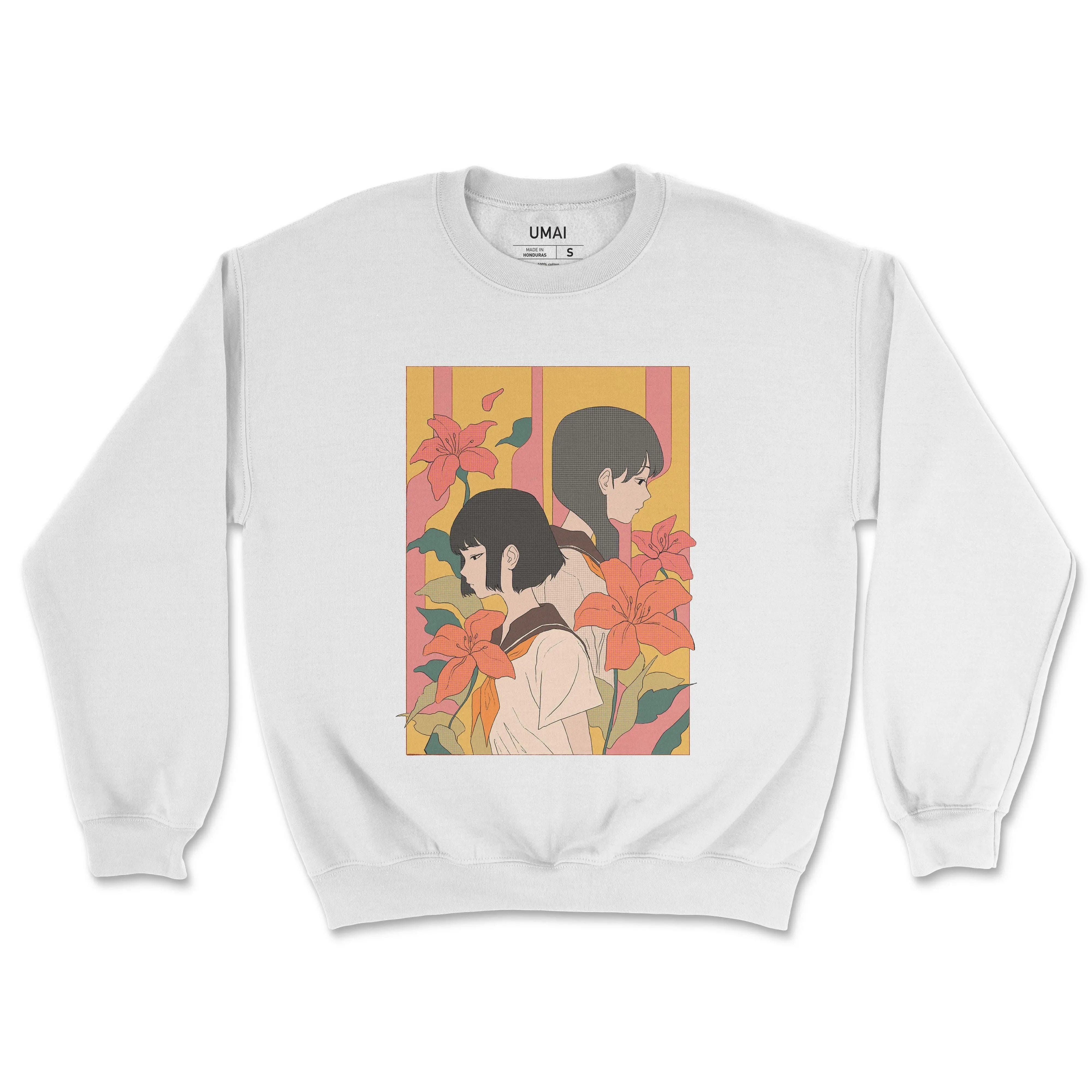 Frühlingsgarten • Sweatshirt mit Rundhalsausschnitt