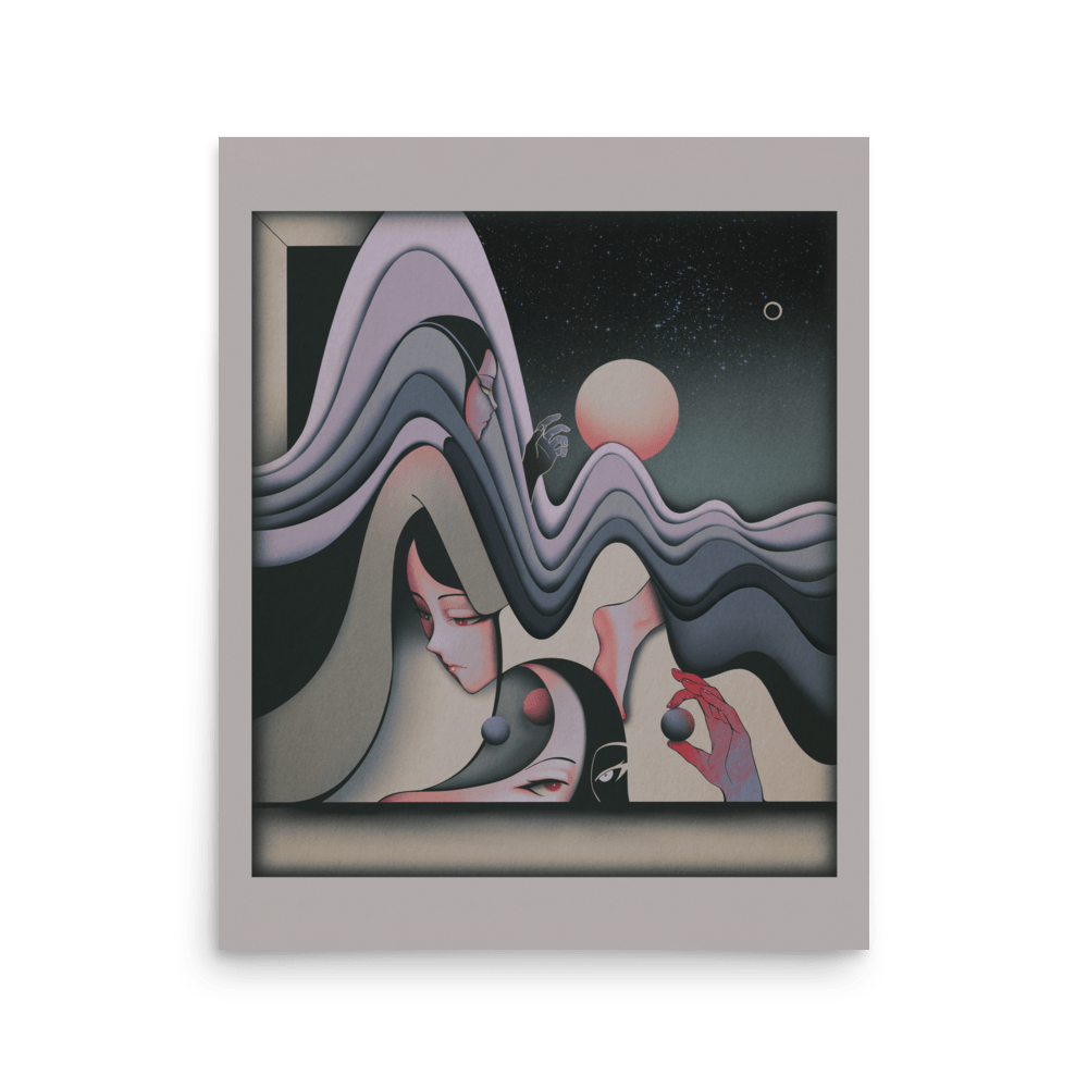Gipfel und Täler • Poster