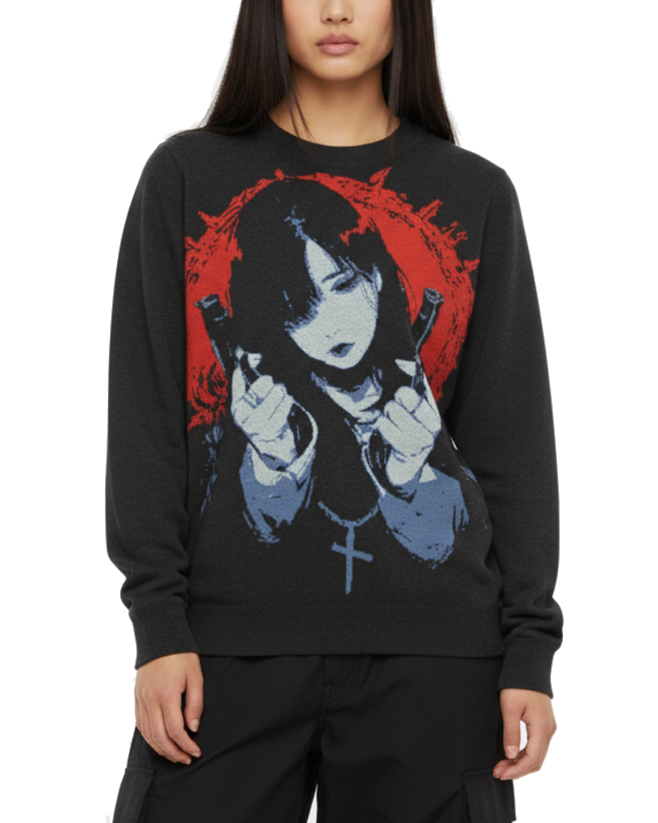 Last Resort • Knitted Crewneck Sweater