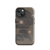 Segmented Serenity • Tough Case for iPhone®