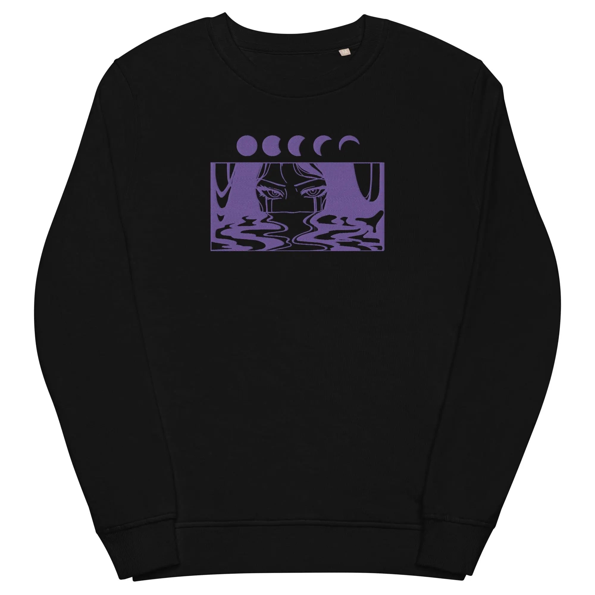 Phases (NIGHT) [Embroidered] • Crewneck Sweatshirt