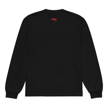 Phase Shift • Heavyweight Long Sleeve Tee [Red] [Monthly Exclusive]