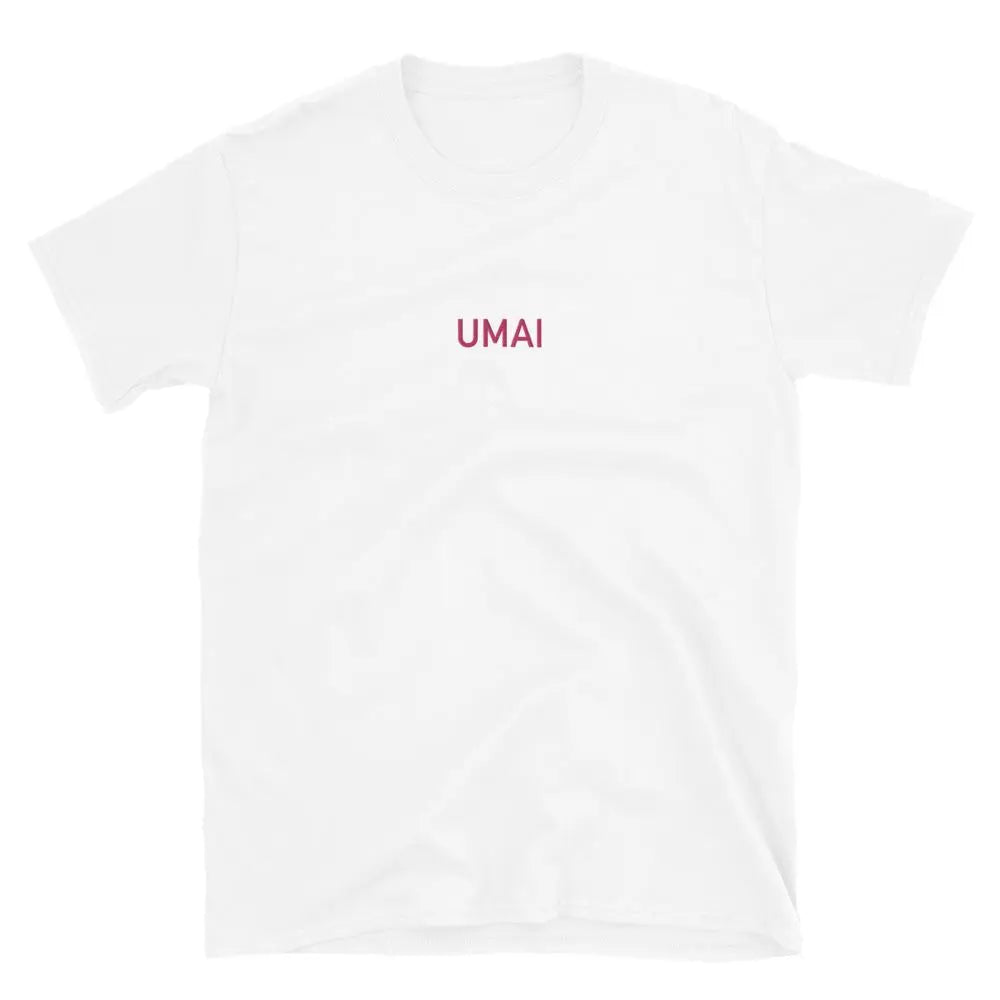 UMAI-Logo (Flamingo) • Gesticktes T-Shirt